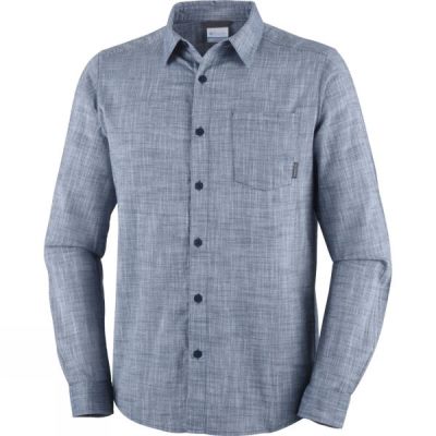 Camisa Columbia Under Exposure Manga Larga Hombre - Gris - Chile SYI452071